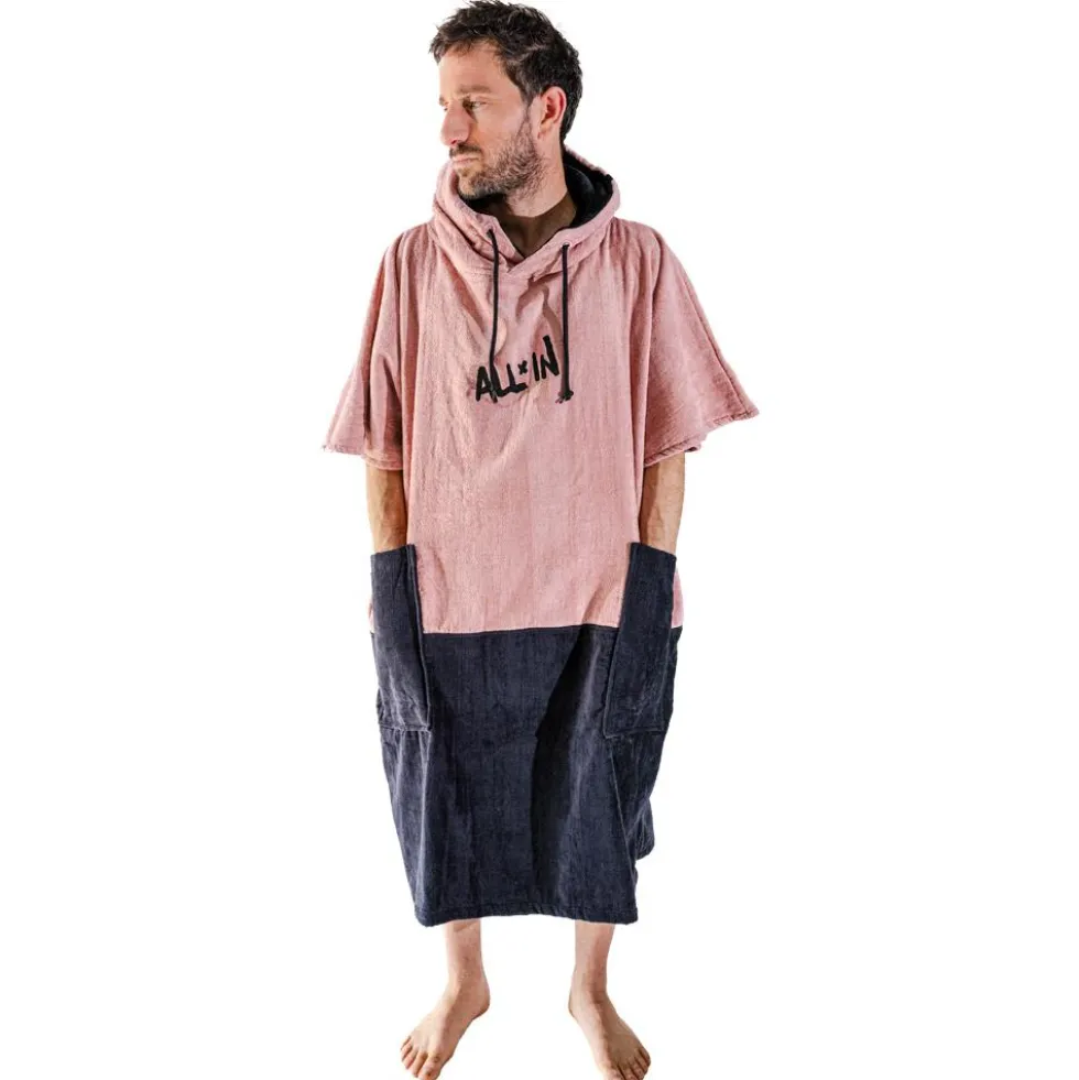 Poncho da bagno All-In V-Poncho Men Beach Crew Kai Surf