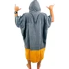 Poncho da bagno All-In V-Poncho Men Beach Crew Grey Occre