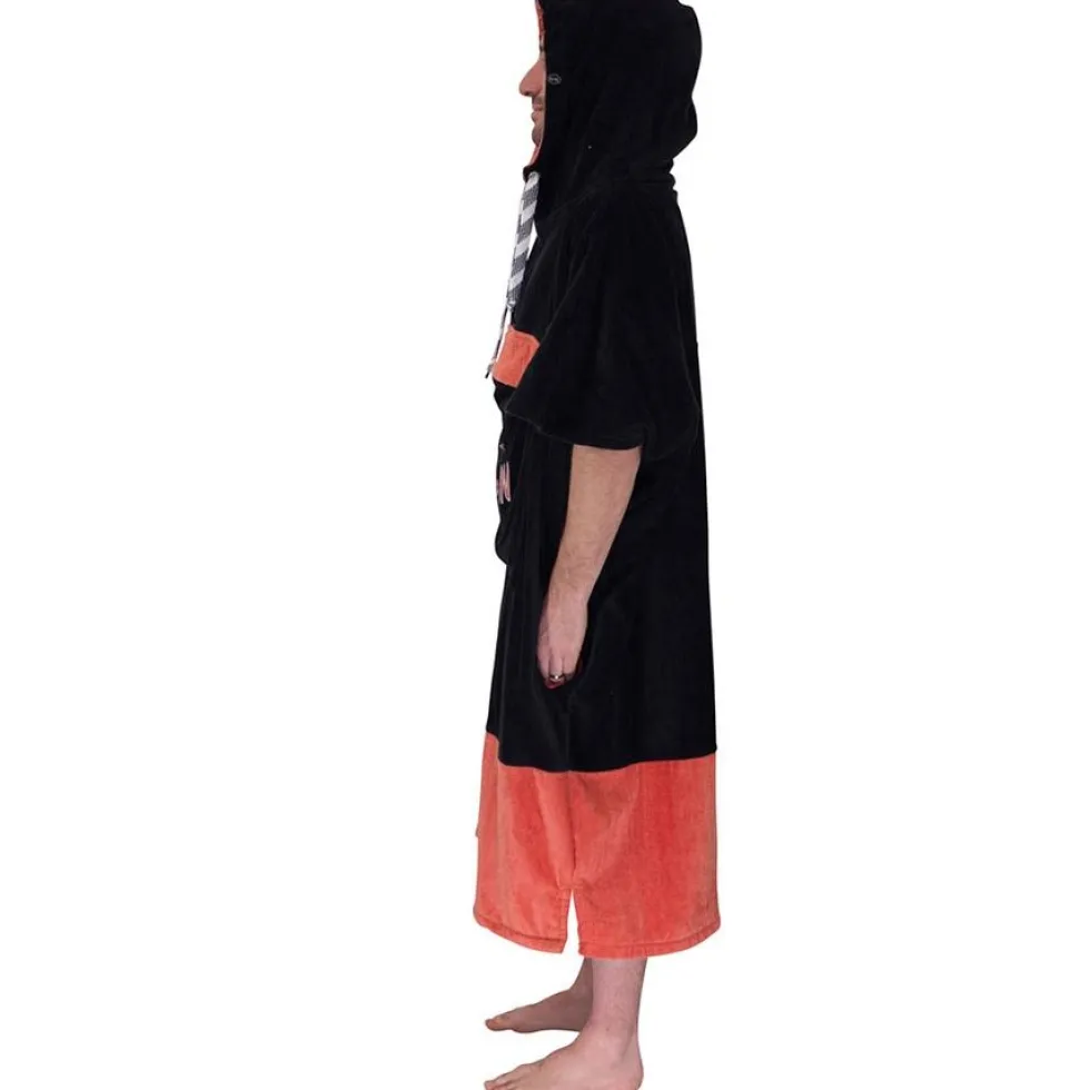 Poncho da bagno All-In V-Poncho Flash Black Argile