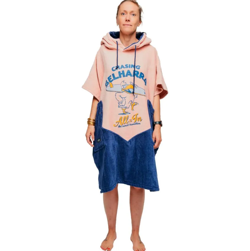 Poncho da bagno All-In V-Poncho Women Beach Crew Chasing Madame
