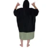 Poncho da bagno All-In V-Poncho Flash Black Kaki