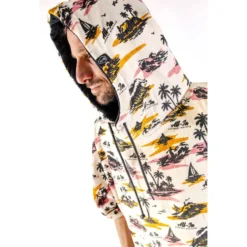 Poncho da bagno All-In V-Poncho Men Beach Crew Surf Is Free