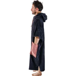 Poncho da bagno All-In V-Poncho Flash Black Terra