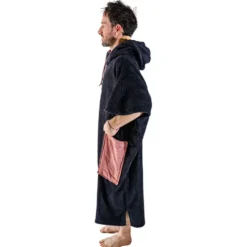 Poncho da bagno All-In V-Poncho Flash Black Terra