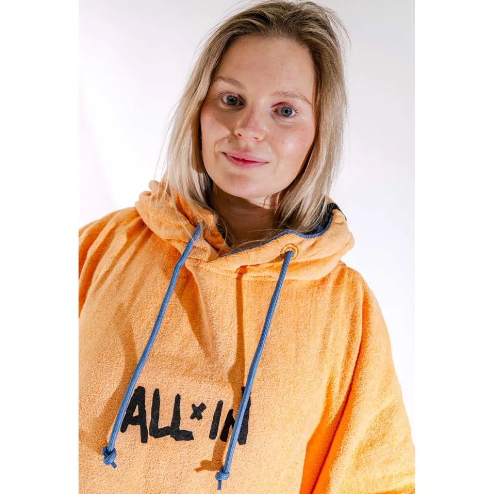 Poncho da bagno All-In Women V Poncho Kai Surf Apricot