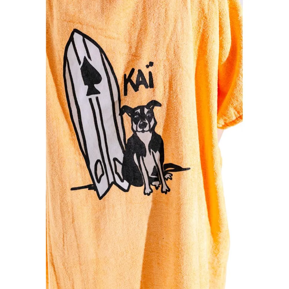 Poncho da bagno All-In Women V Poncho Kai Surf Apricot