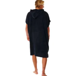 Poncho da bagno Rip Curl Brand Hooded Towel Black Grey