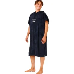 Poncho da bagno Rip Curl Classic Surf Hooded Towel Women Black Off White