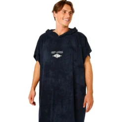 Poncho da bagno Rip Curl Classic Surf Hooded Towel Women Black Off White