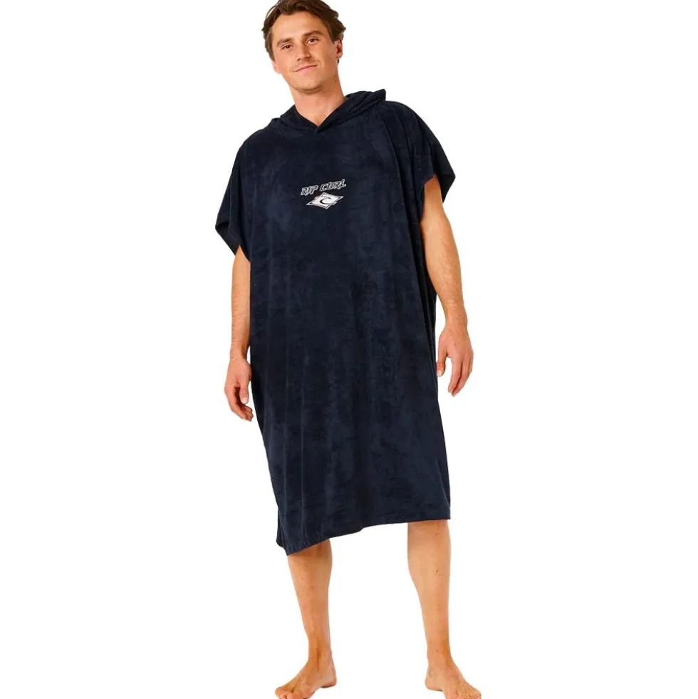 Poncho da bagno Rip Curl Classic Surf Hooded Towel Women Black Off White