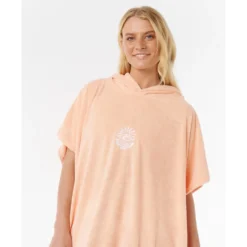 Poncho da bagno Rip Curl Classic Surf Hooded Towel Women Bright Peach