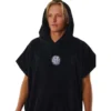 Poncho da bagno Rip Curl Logo Hooded Towel Black