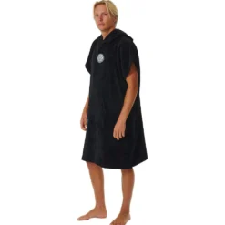 Poncho da bagno Rip Curl Logo Hooded Towel Black