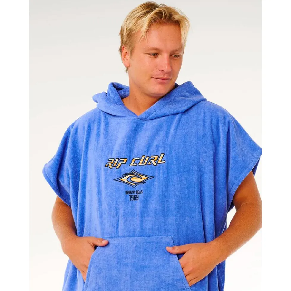 Poncho da bagno Rip Curl Logo Hooded Towel Blue Haze