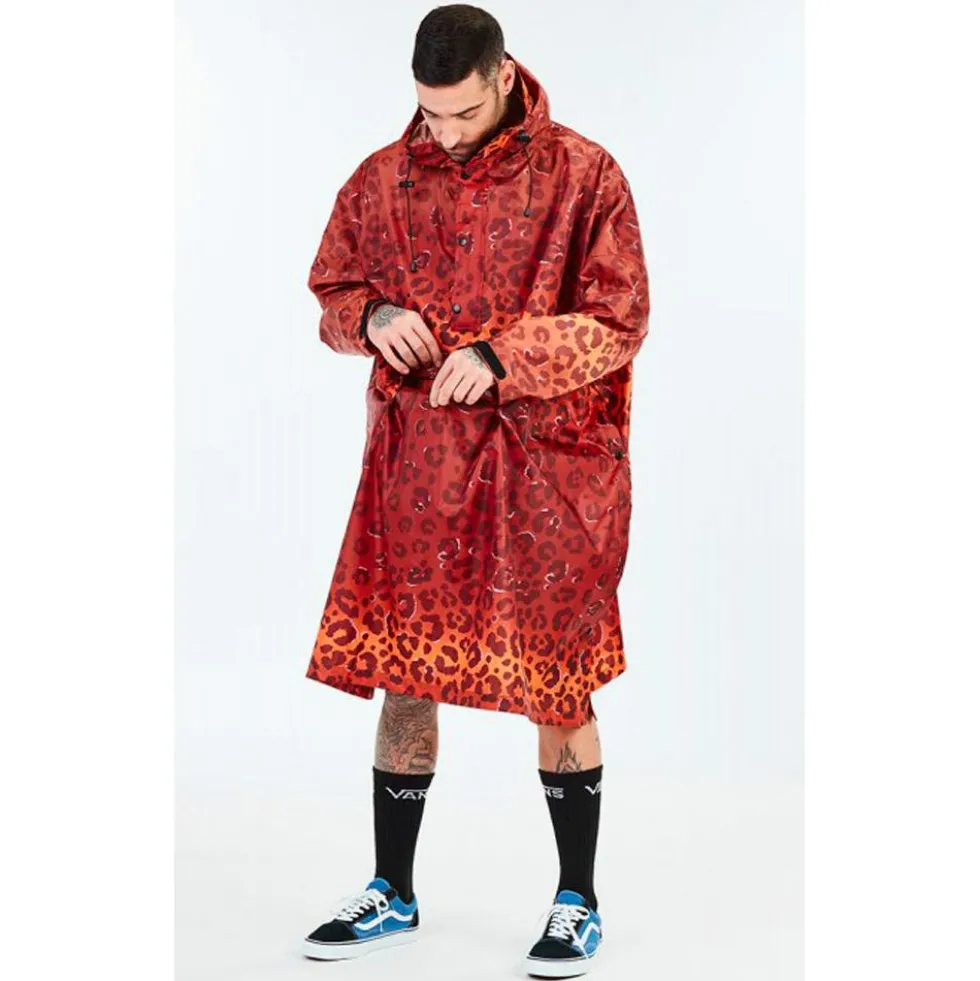 Poncho da pioggia After Essentials Rain Poncho Leopard