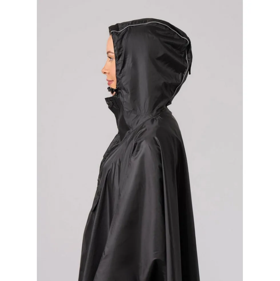 Poncho da pioggia MAC IN A SAC Mias Poncho Black