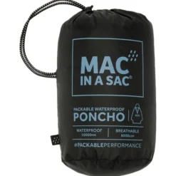 Poncho da pioggia MAC IN A SAC Mias Poncho Black