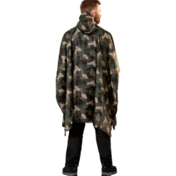 Poncho da pioggia MAC IN A SAC Mias Poncho Green Camo