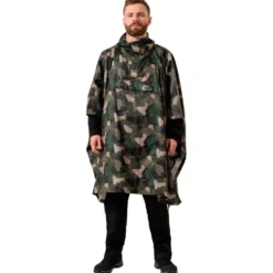 Poncho da pioggia MAC IN A SAC Mias Poncho Green Camo