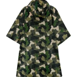 Poncho da pioggia MAC IN A SAC Mias Poncho Green Camo