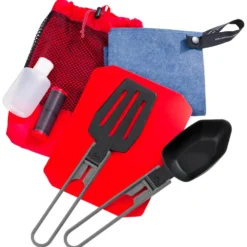 Posate MSR Ultralight Kitchen Set Black Red