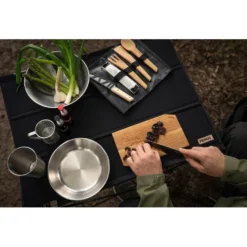 Posate Primus Campfire Prep Set Black Brown