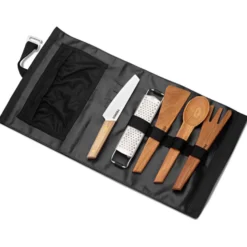 Posate Primus Campfire Prep Set Black Brown