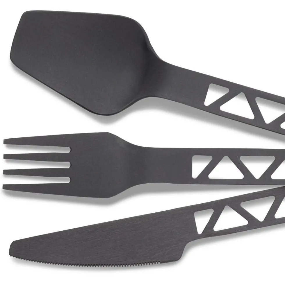 Posate Primus Trailcutlery Alu Black