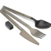Posate Primus Trek Cutlery Set Aluminium Black Dark Grey