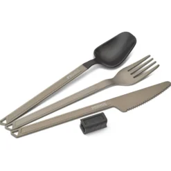 Posate Primus Trek Cutlery Set Aluminium Black Dark Grey