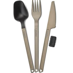 Posate Primus Trek Cutlery Set Aluminium Black Dark Grey