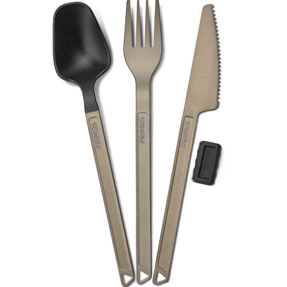 Posate Primus Trek Cutlery Set Aluminium Black Dark Grey
