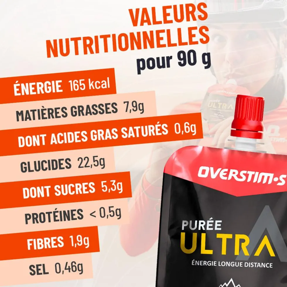 Purè Overstims Puree Ultra Abricot Pomme