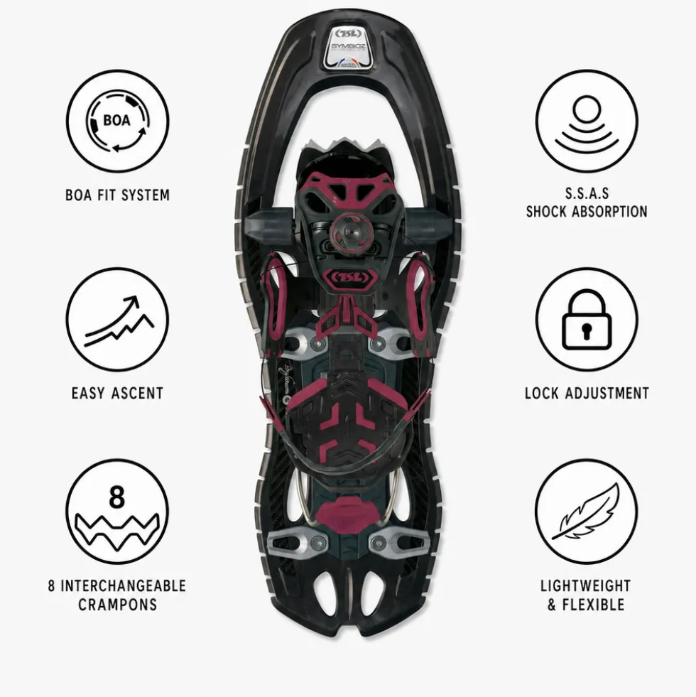 Racchette da neve TSL Symbioz Hyperflex Instinct Titan Black