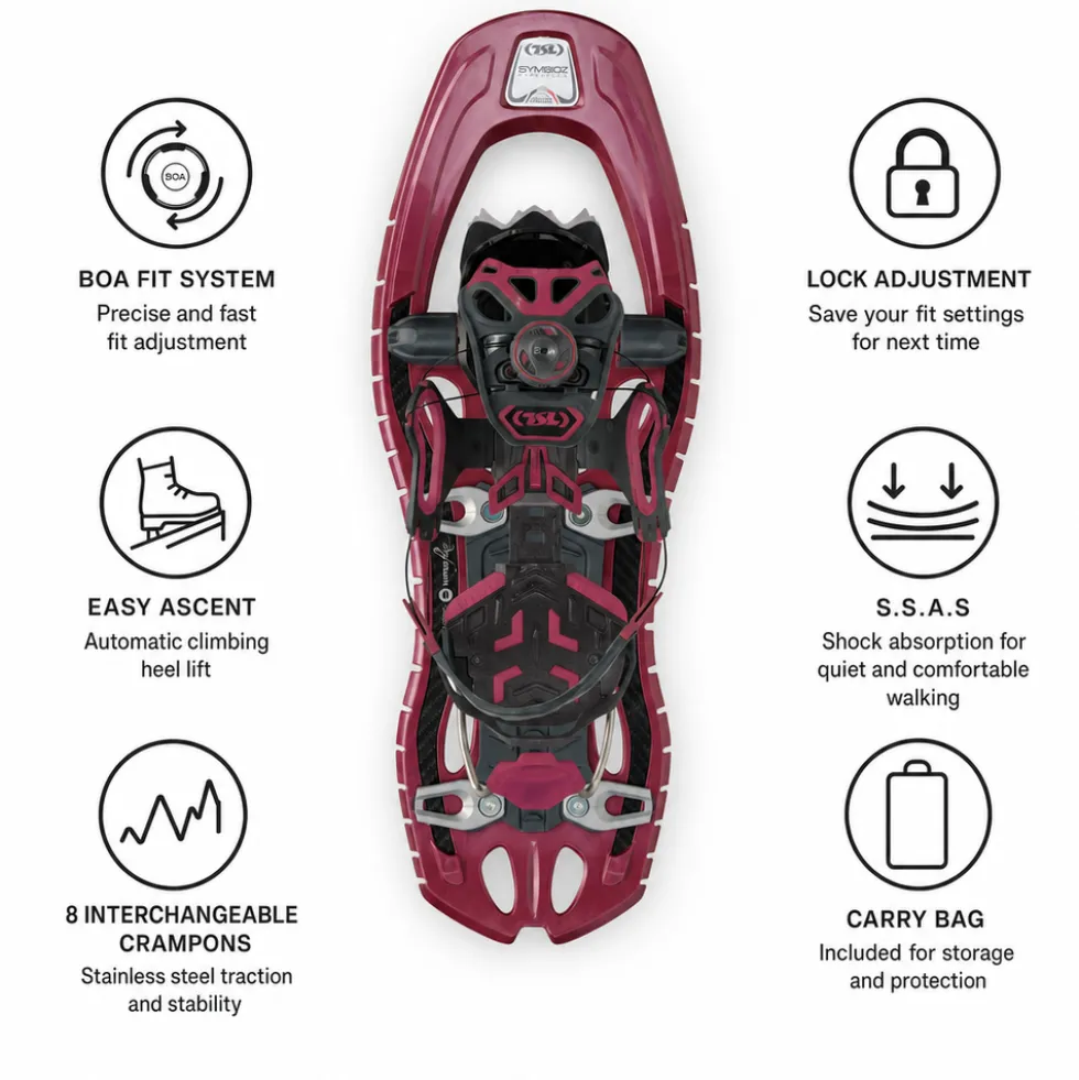 Racchette da neve TSL Symbioz Hyperflex Instinct Wine