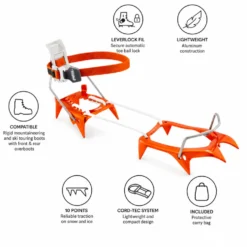 Ramponi Petzl Leopard Leverlock Fil