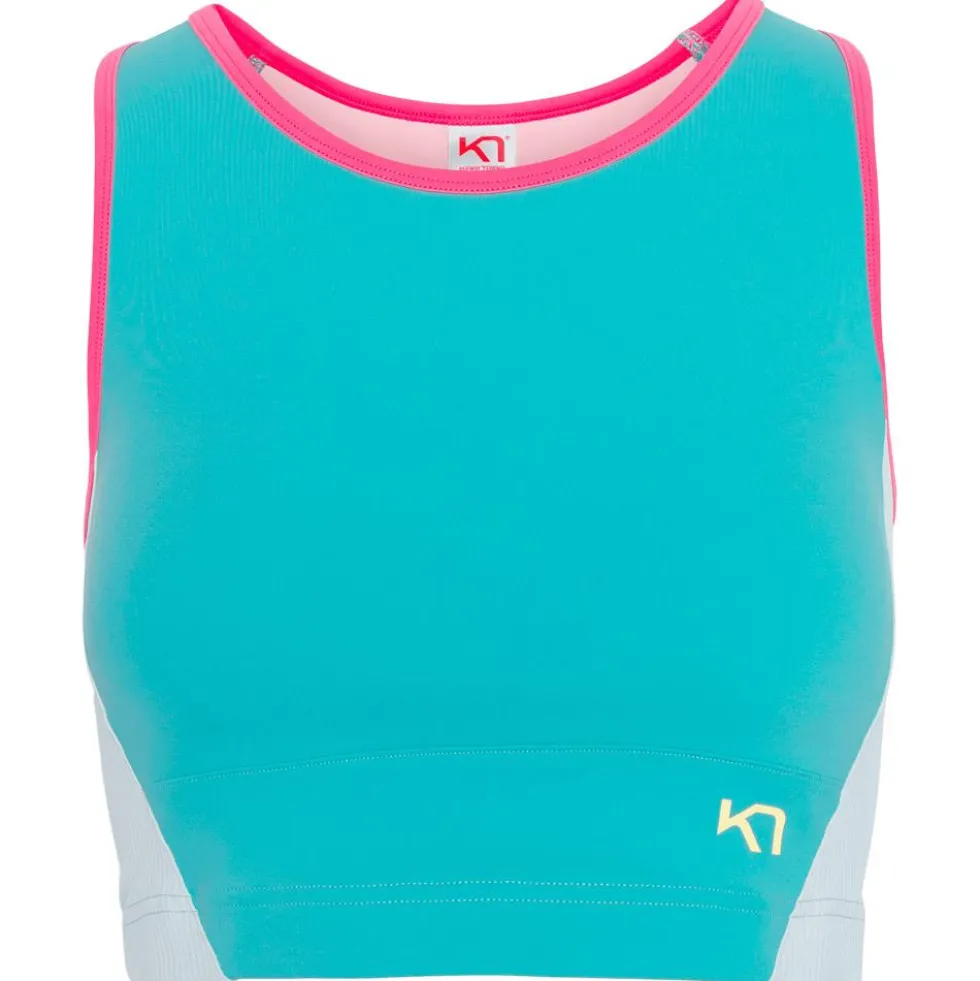 Reggiseni sportivi Kari Traa Linnea Top Blue Lagoon