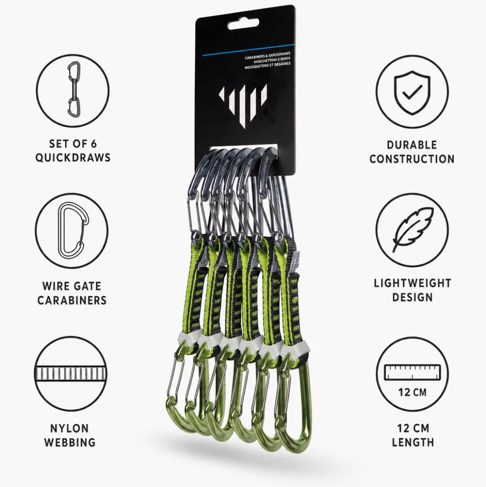 Rinvii C.A.M.P. Orbit Wire Express Ks 12 Cm (Pack of 6)