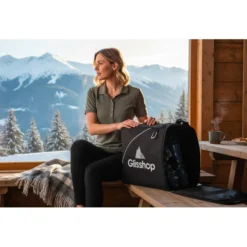 Sacca portascarponi Glisshop Mountain Boot & Helmet Bag Black