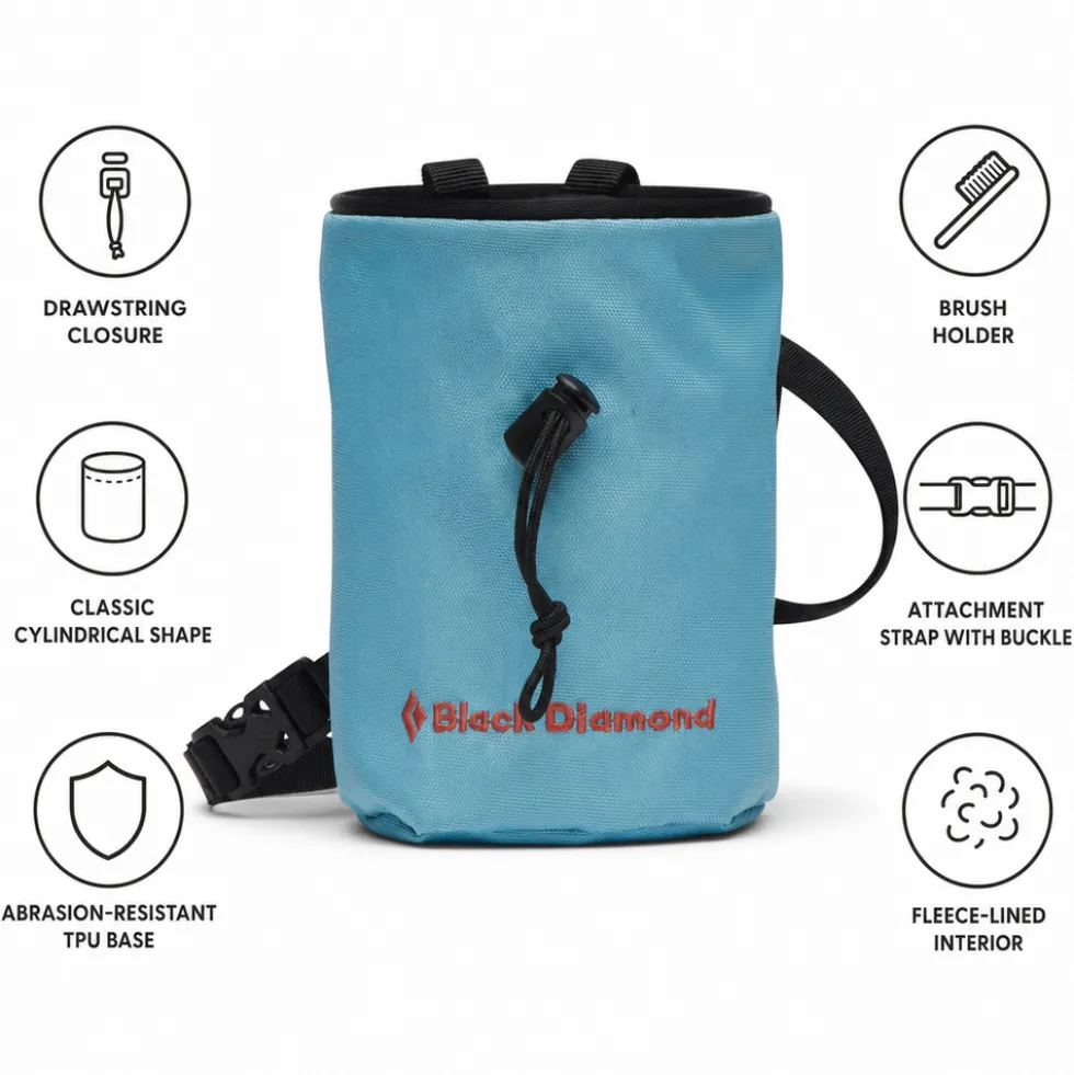 Sacche portamagnesite Black Diamond Mojo Chalk Bag Glacier