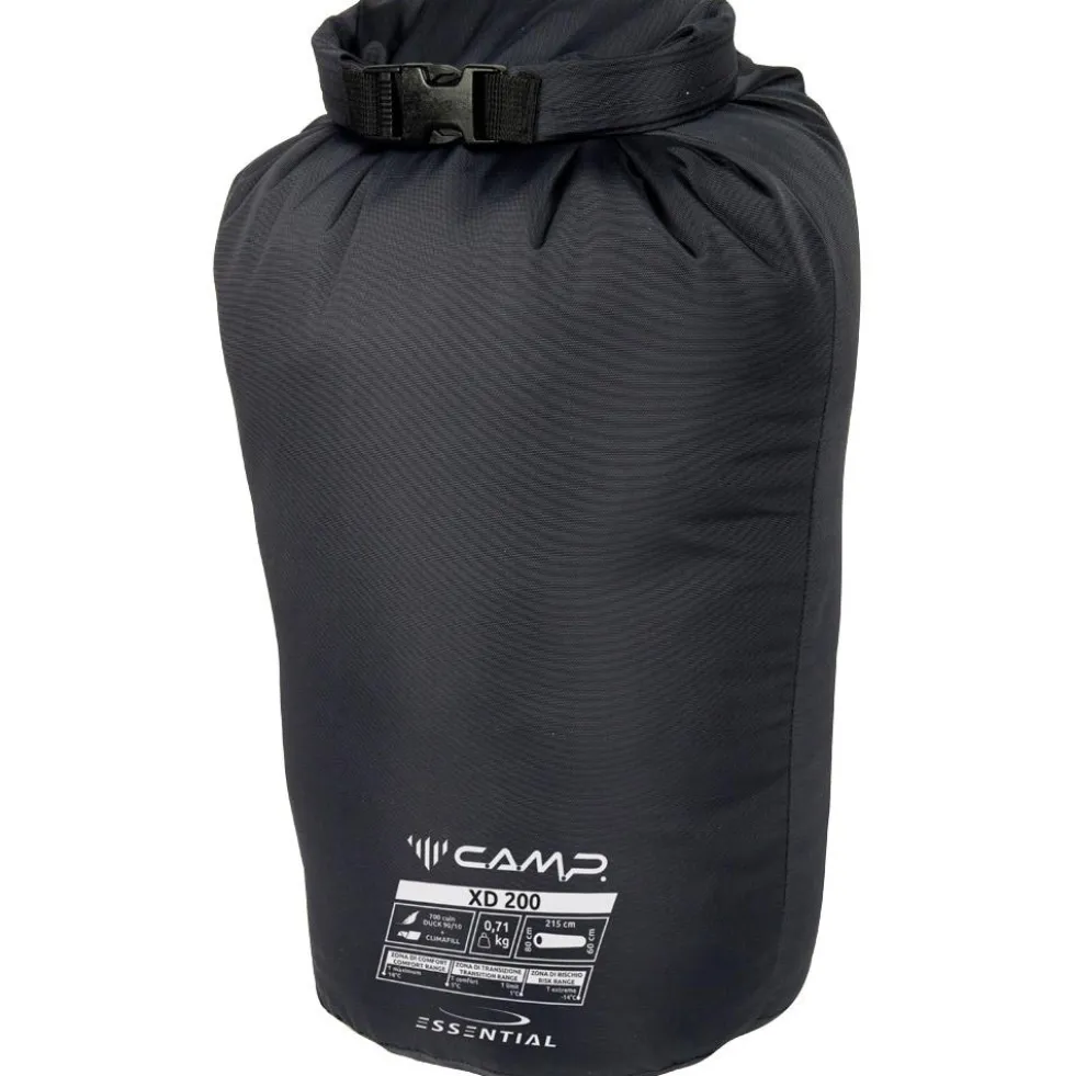 Sacchi a pelo C.A.M.P. XD 200 Black Dark Blue