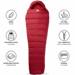 Sacchi a pelo Mountain Equipment Olympus 450 Women's Rhubarb