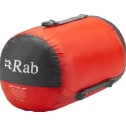 Sacchi a pelo RAB Alpine -12C / 10F Dark Horizon Tuscan Red