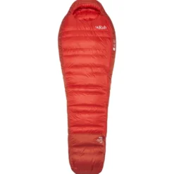 Sacchi a pelo RAB Alpine -12C / 10F Dark Horizon Tuscan Red