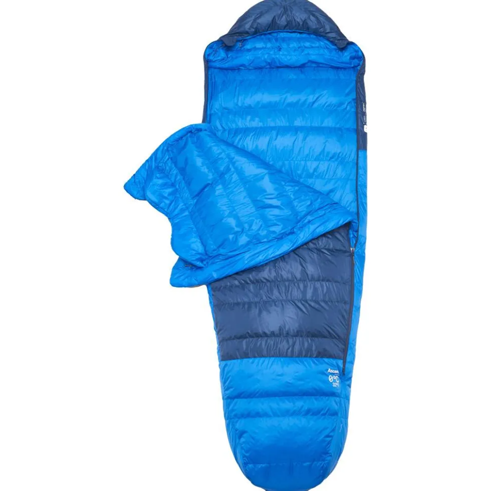 Sacchi a pelo RAB Ascent 0C / 32F Tempest Blue Maya Blue