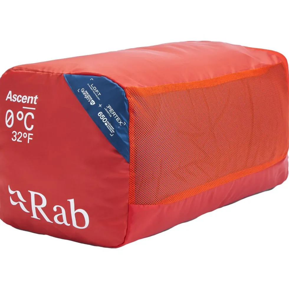 Sacchi a pelo RAB Ascent 0C / 32F Tempest Blue Maya Blue