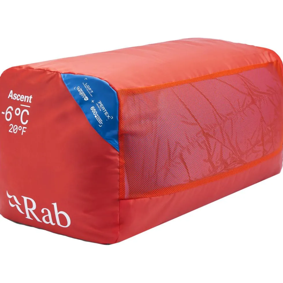 Sacchi a pelo RAB Ascent -6C / 20F Womens Dark Bluebird Bluebird