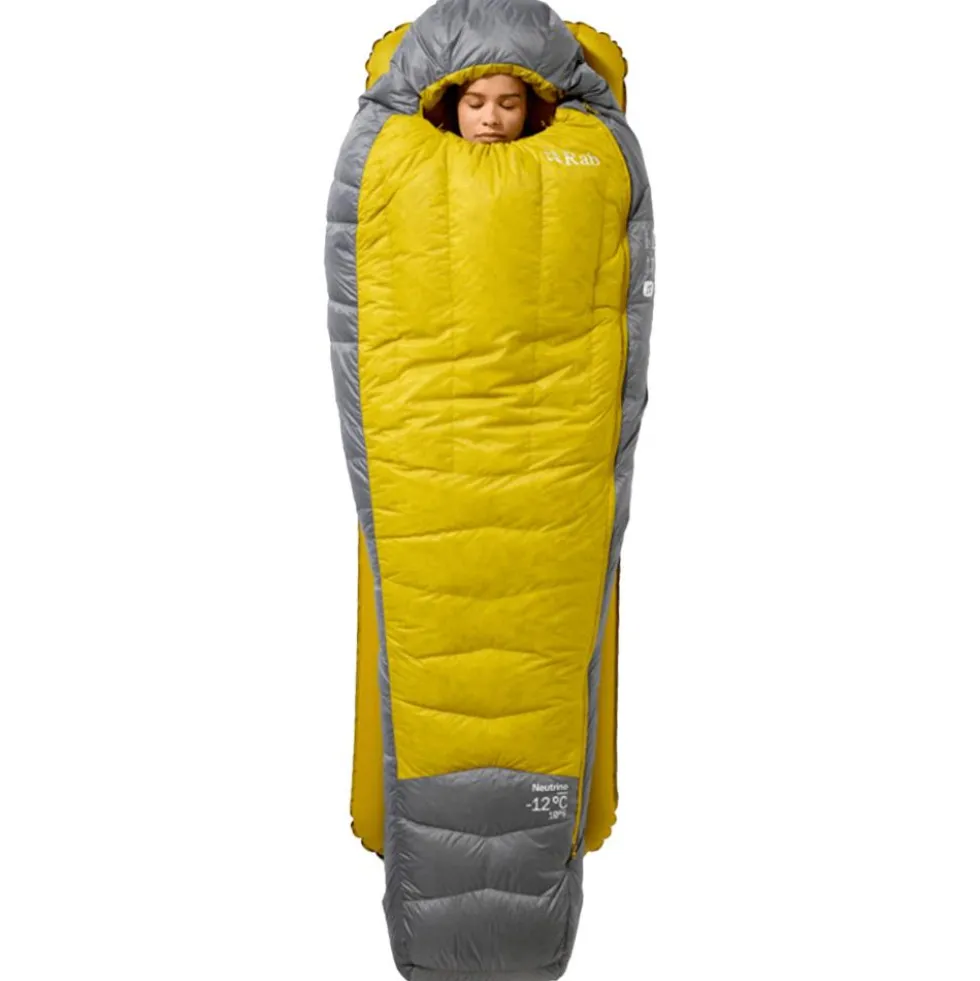 Sacchi a pelo RAB Neutrino -12C / 10F Womens Zinc Dark Pollen