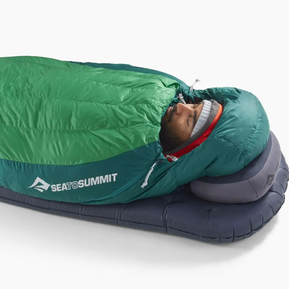 Sacchi a pelo Sea To Summit Ascent -9°C/15°F Melange Green
