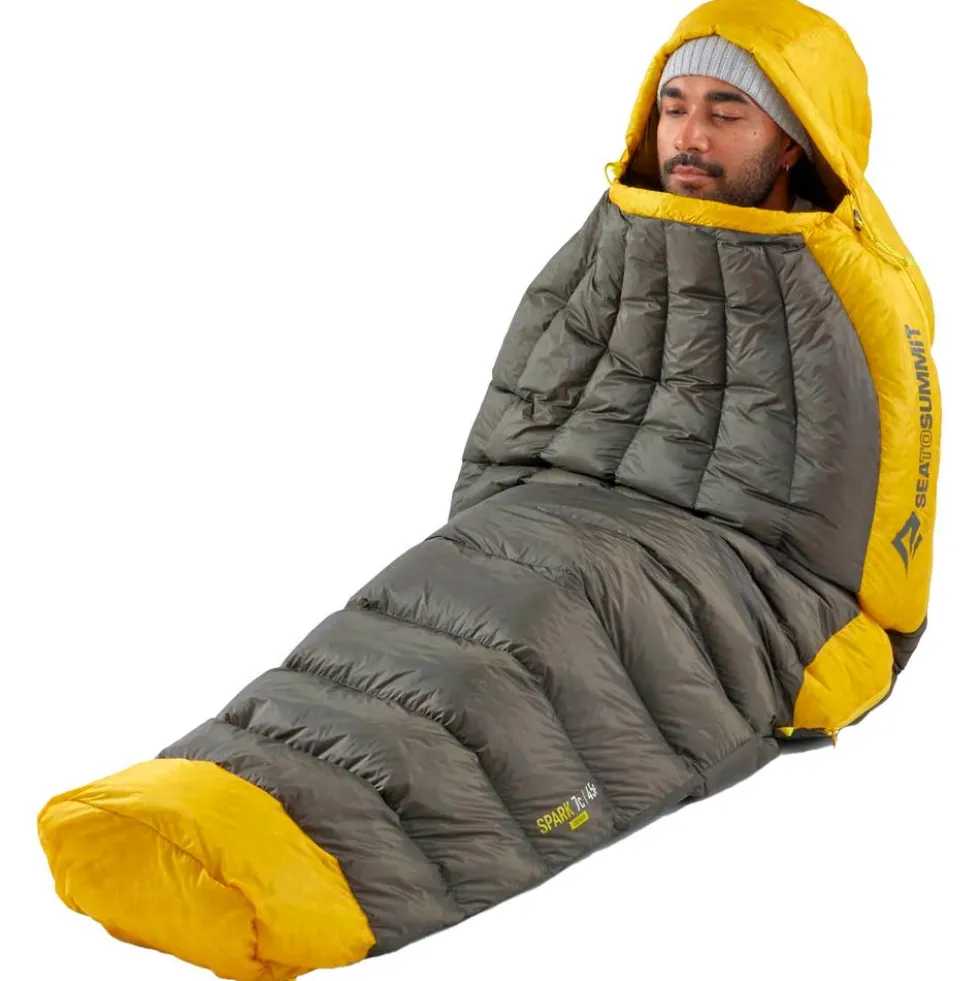 Sacchi a pelo Sea To Summit Spark -18°C/0°F Grey Yellow